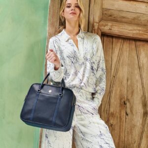 Pip Studio Felice Handbag Large Blue 33.5x11x28cm