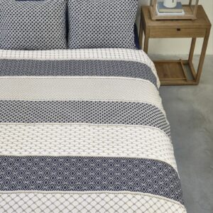 Riviera Maison Duvet Cover Ropes Navy140x220/60x63 cm