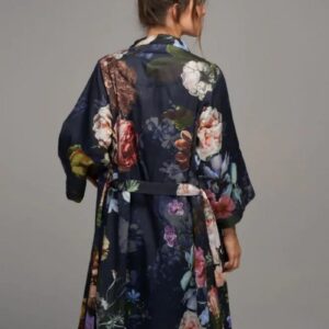Fleur nightblue kimono XS