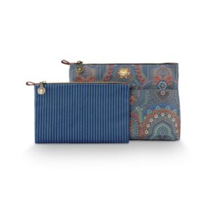Caryn Cosmetic Bags Combi Jabali Blue 26x7.5x18cm/22x1x13cm