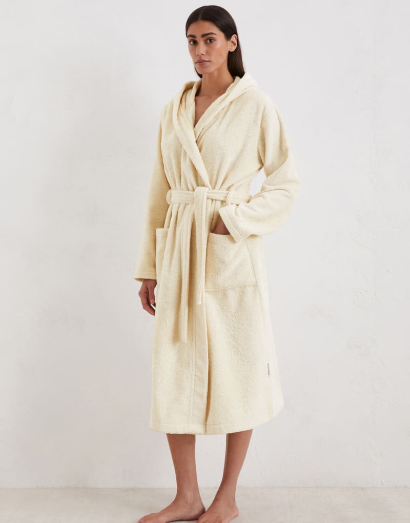 Marc O'Polo Timeless Women Bathrobe Oatmeal XXL