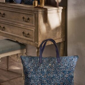 Tilda Tote Bag Large Quilted Daisy Dreams Blue 66x20x44cm