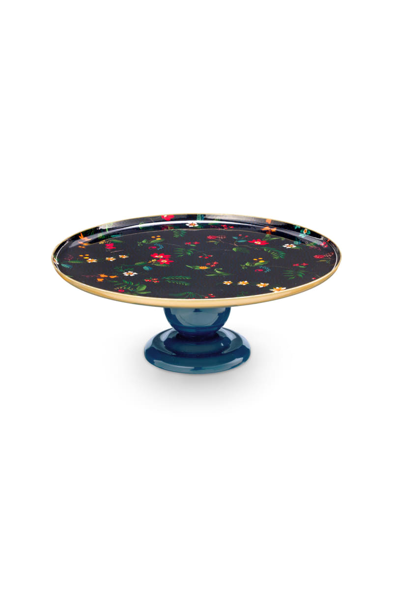 Tray Metal Sphere Berry Blues Blue 24x9cm