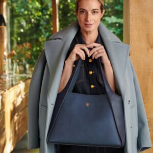 Filou Shoulderbag Large Blue 40x15.5x28cm