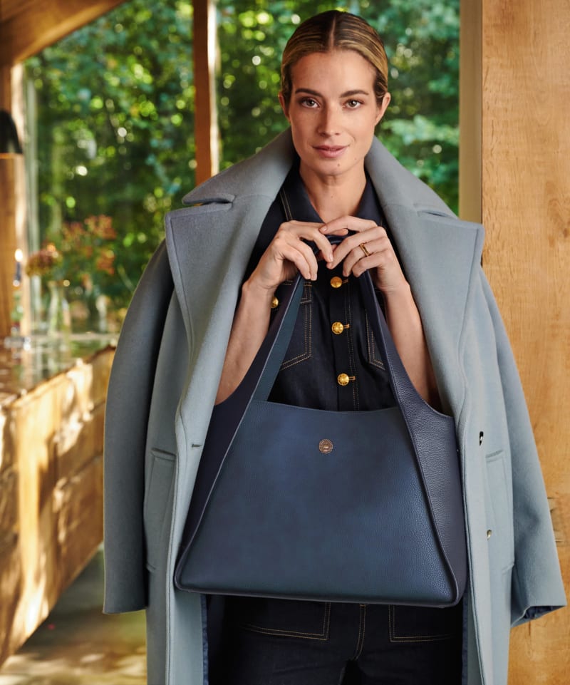 Filou Shoulderbag Large Blue 40x15.5x28cm