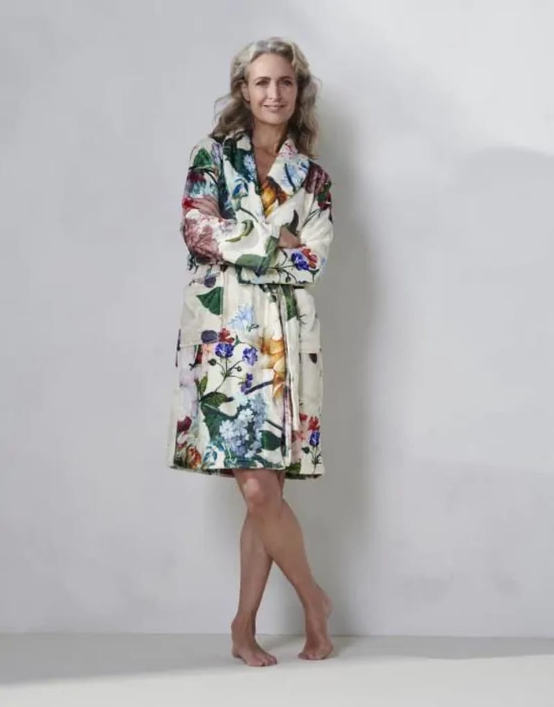 Fleur Ecru Bathrobe XXL 100% polyester