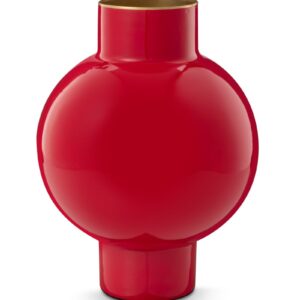 Vase Metal Small Red 18x24cm