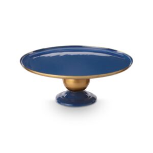 Tray Metal Sphere Navy-Gold 32x12.5cm