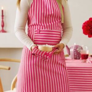 Apron Stripes Pink 72x89.5cm
