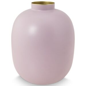 Vase Metal Matt Lilac 32cm