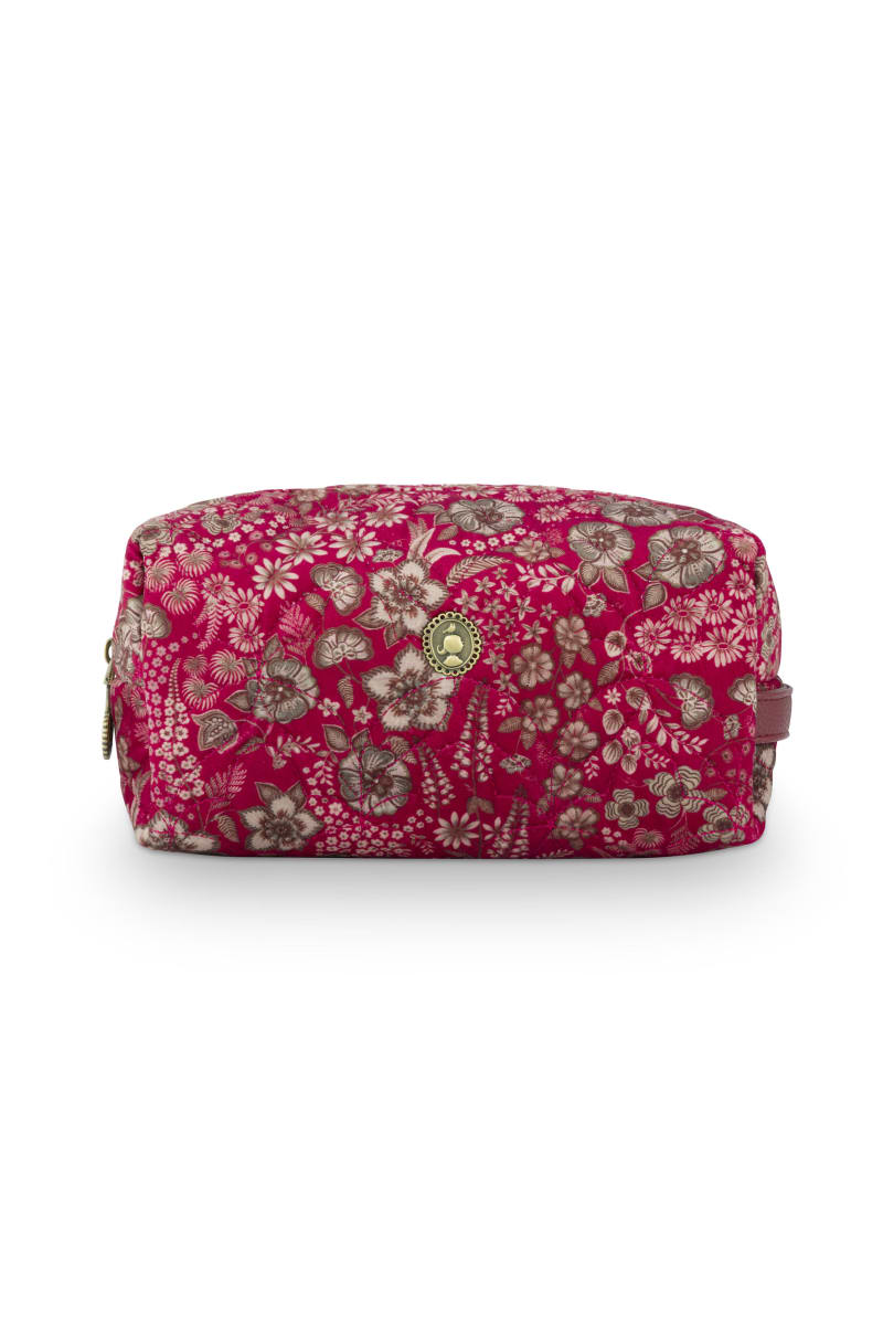 Coco Cosmetic Bag Medium Quilted Daisy Dreams Red 21.5x10x10.5cm