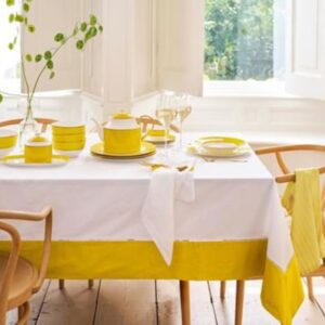Table Cloth Pip Chique Yellow 150x190cm