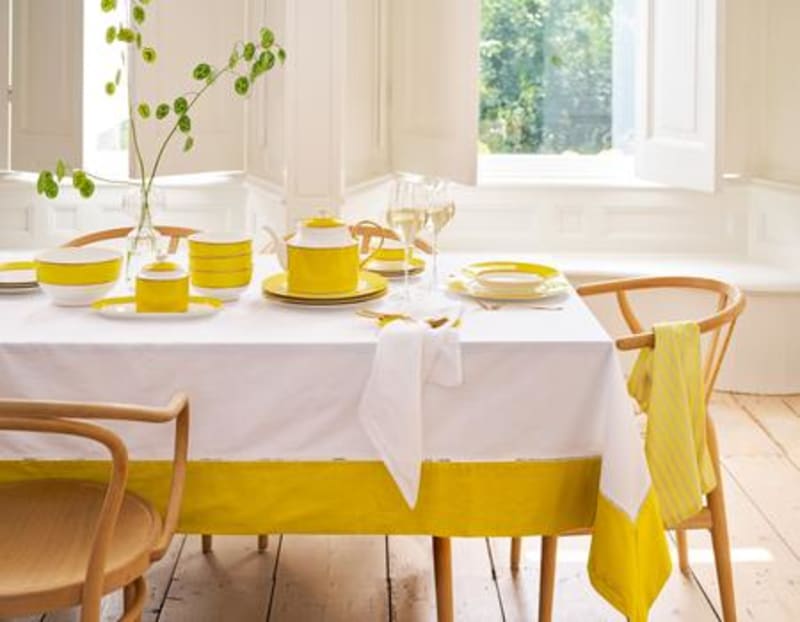 Table Cloth Pip Chique Yellow 150x190cm