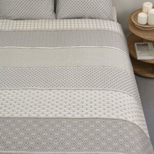 Riviera Maison Duvet Cover Ropes Taupe 140x220/60x63 cm