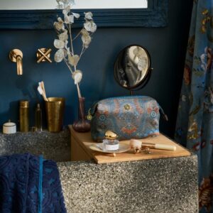 Cooper Cosmetic Purse Medium Jabali Blue 22.5x9.5x15cm