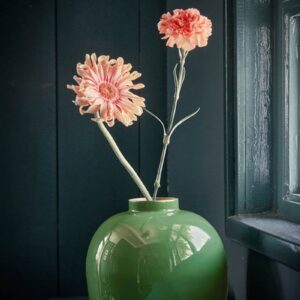 Vase Metal Green 23cm