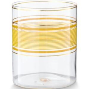 Water Glass Pip Chique Yellow 250ml