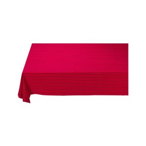 Table Cloth Stripes Dark Red 180x300cm