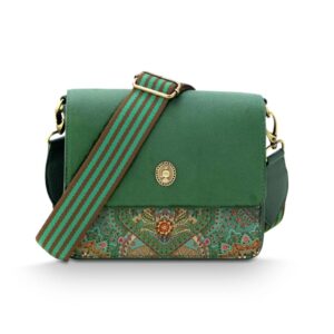 Fenna Cross Body Bag Small Jabali Green19x6x16cm