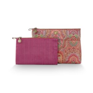 Caryn Cosmetic Bags Combi Jabali Red 26x7.5x18cm/22x1x13cm