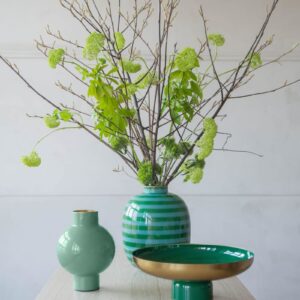 Low Tray Metal Dark Green 12.50x35cm