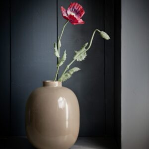 Vase Metal Khaki 32cm