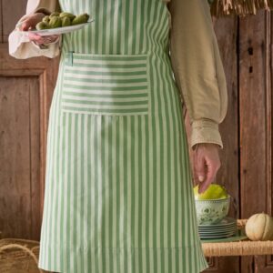 Apron Stripes Light Green 72x89.5cm