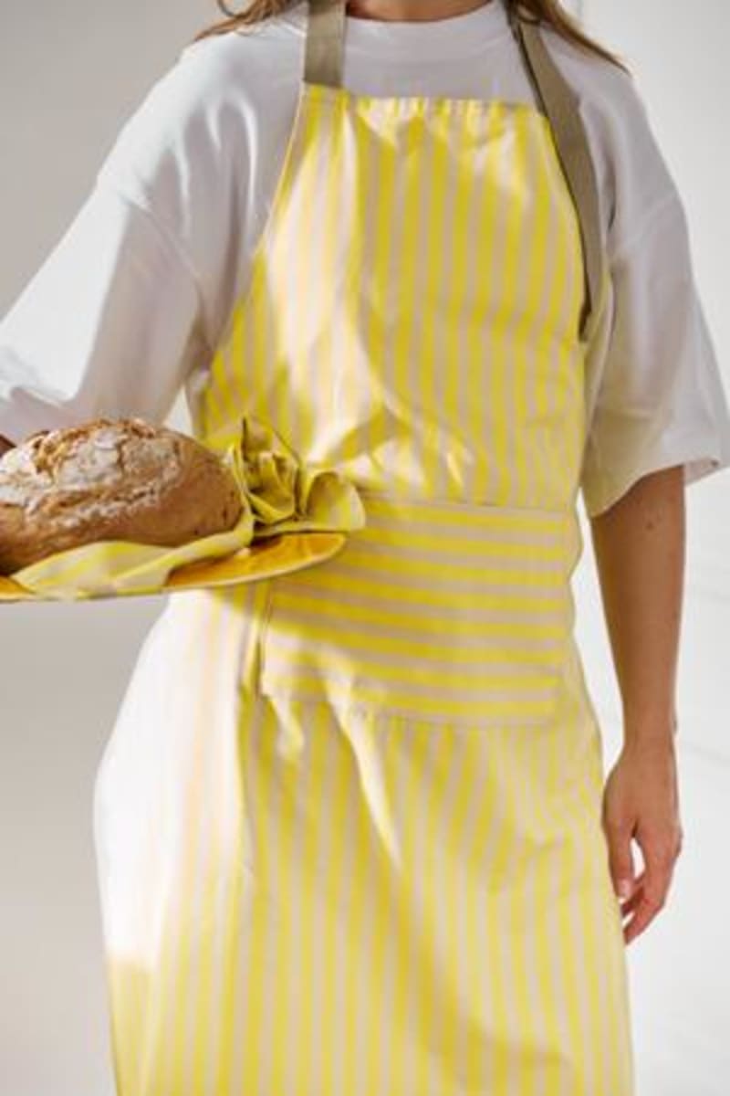 Apron Stripes Yellow 72x89.5cm