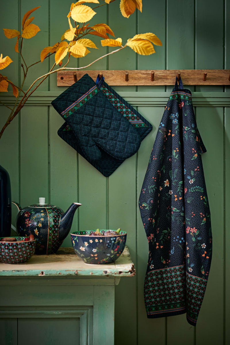 Set /2 Tea Towel Berry Blues Blue 50x70cm