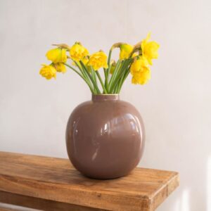 Vase Metal Rust 23cm