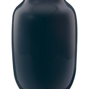 Vase Metal Oval Mid Blue 30cm