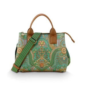 Fia Handbag Medium Jabali Green 26.5x14x22cm