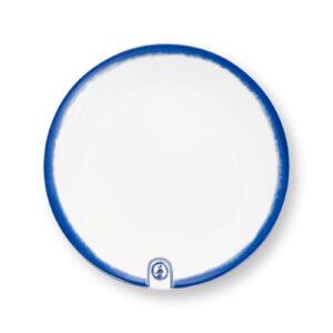 Plate Pip&The Blue Bird Tie-Dye White 18cm