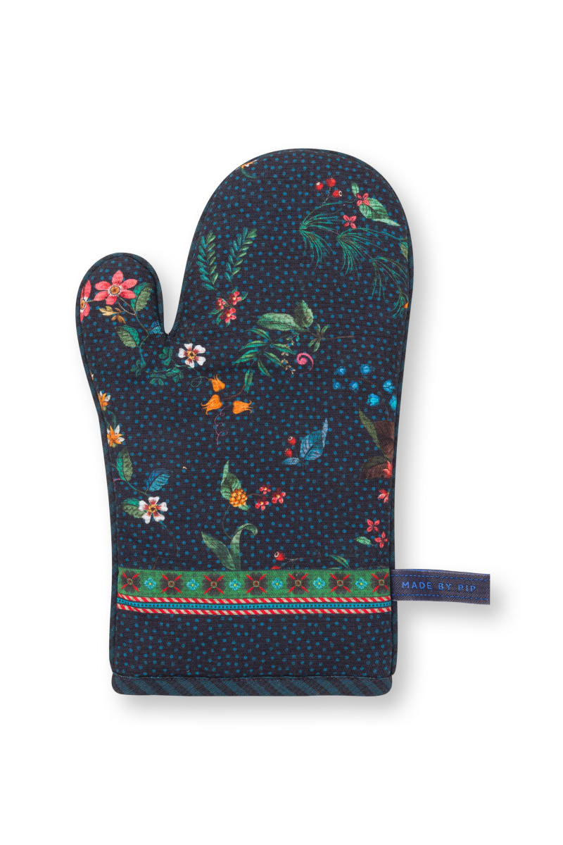 Oven Glove BerryBlues Blue 29x15cm