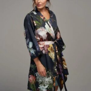 Fleur nightblue kimono L
