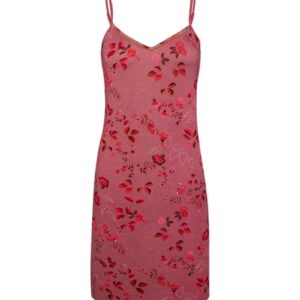 XXL Diezel Sleeveless Nightdress Tokyo Blossom Red