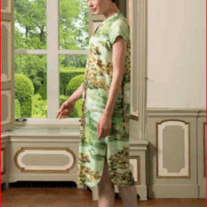 S  Dalia Short Sleeve Nightdress Paradise Green