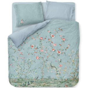 Pip Studio Okinawa blue til Dobbelt dyne-200 x 220 cm & 2 stk. pude 60 x 63 cm