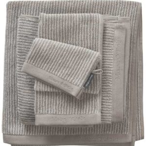 Marc Ó Polo Timeless Stripe Håndklæder Natur - Badehåndklæde 70x140