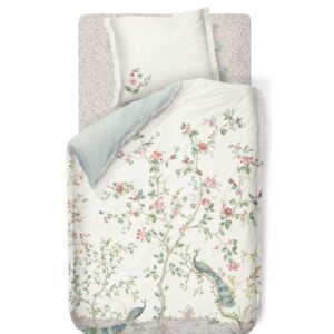 Pip Studio Okinawa White -140 x 200 cm & 1 stk. pude 60 x 63 cm