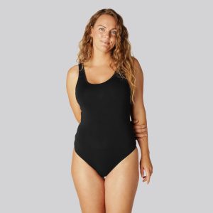 Bambus bodystocking i sort til damer - Bambuni