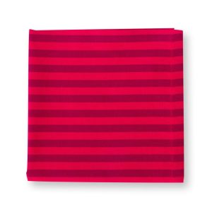 Set/4 Napkins Stripes Dark Red 40x40cm