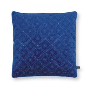 Cushion Quilted Daisy Blue 50x50cm