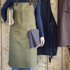 LEO KAKI 70X90 Forklæde