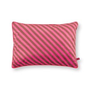 Cushion Block Stripes Pink 35x50cm