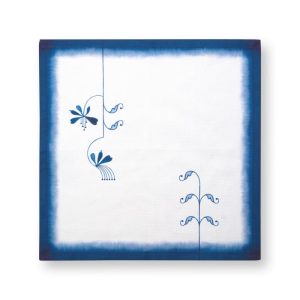 Set/2 Napkins Pip & The Blue Bird Flower Blue 40x40cm