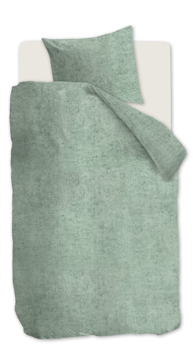 Beddinghouse Flonel Frost Grågrøn 140x200