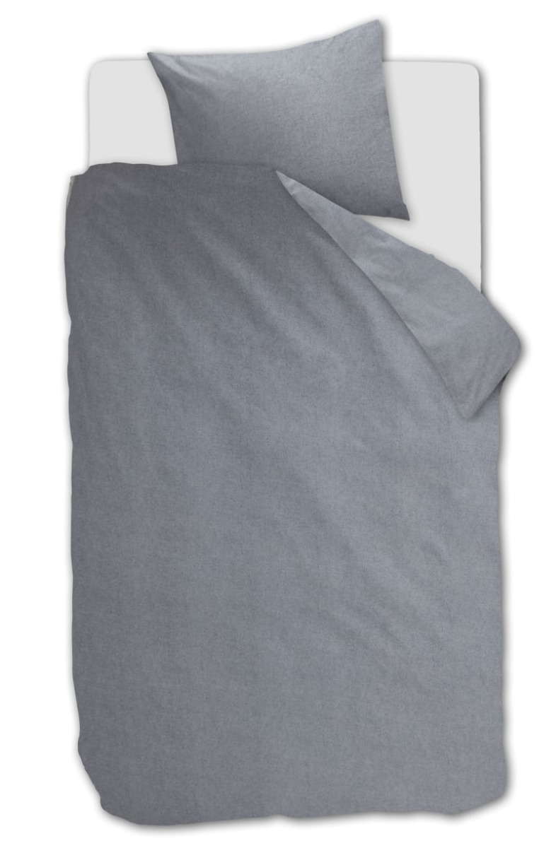 Beddinghouse Flonel Frost Blå Grå 140x220