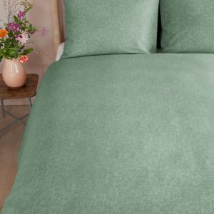 Beddinghouse Flonel Frost Grågrøn 140x220