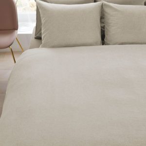 Beddinghouse Flonel Frost Lys Sand 140x220